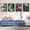 4 Pack Diamond Painting Kits for Adults DIY 5D Halloween Diamond Art